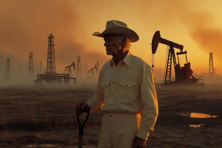 Tom Cruise as an oil tycoon in a promo still from Iñárritu's new film