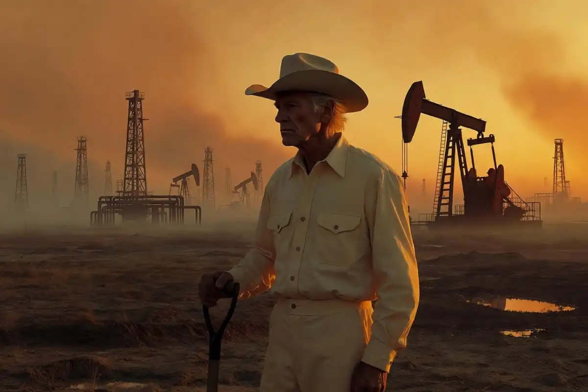 Tom Cruise as an oil tycoon in a promo still from Iñárritu's new film