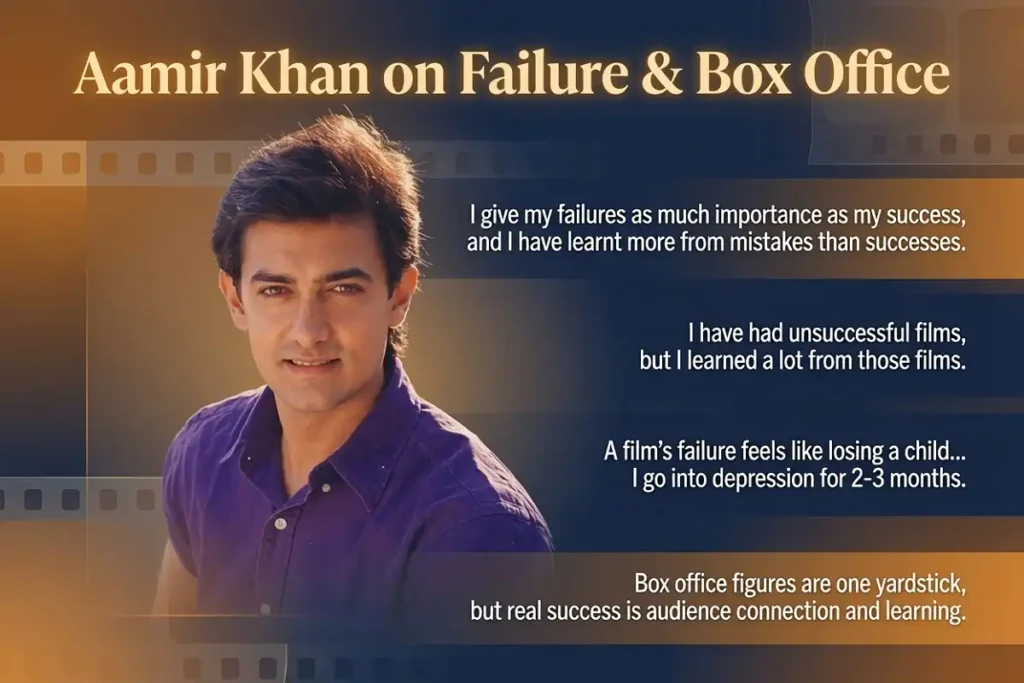 Aamir Khan Quotes on Failure and Box Office Numbers