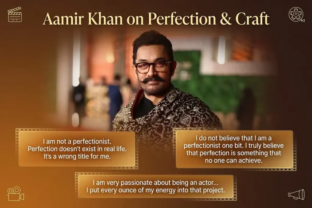 Aamir Khan Quotes on Perfection and Craft