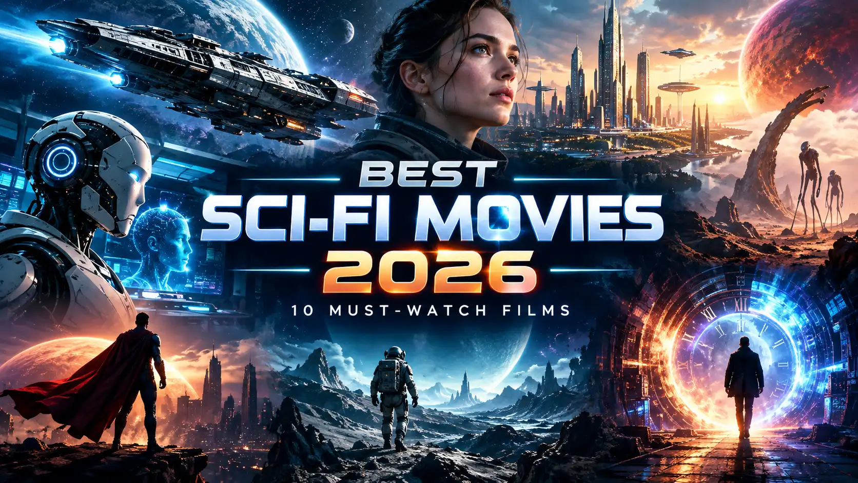 Best sci-fi movies 2026 cinematic collage