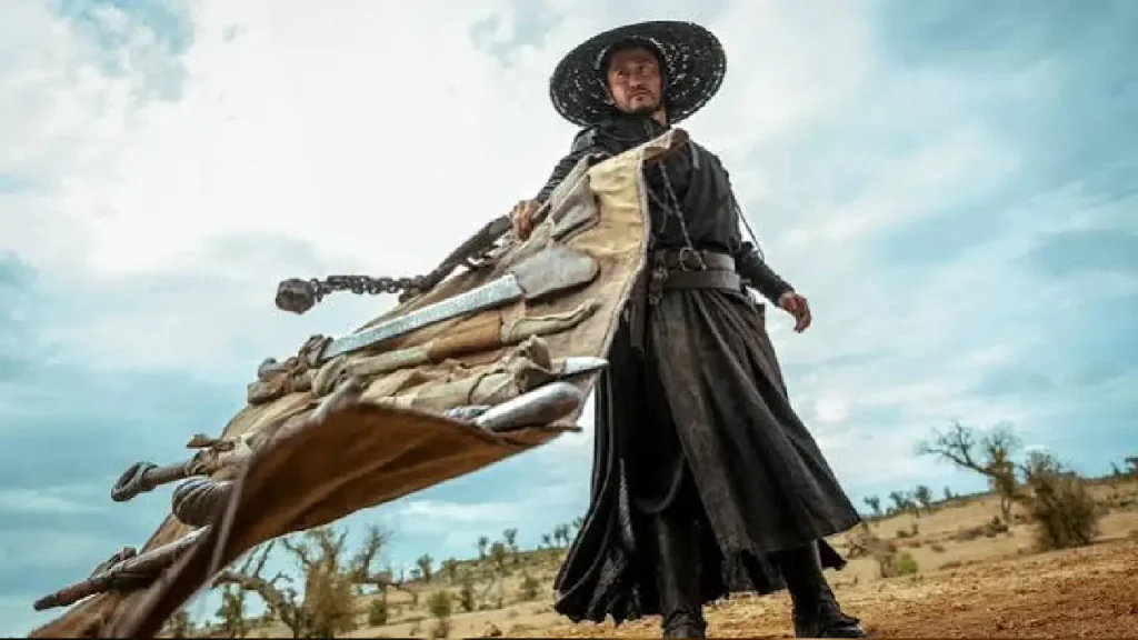 Blades of the Guardians Wind Rises in the Desert movie scene