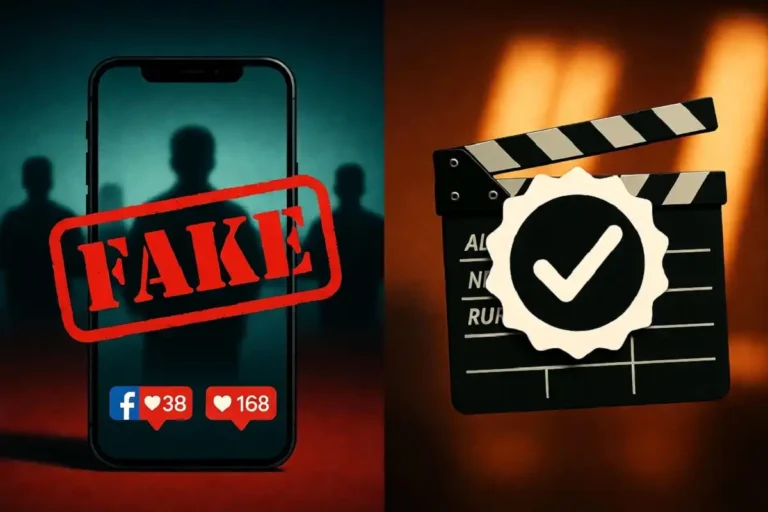 Infographic separating Alpha fake news claims from verified facts about the film