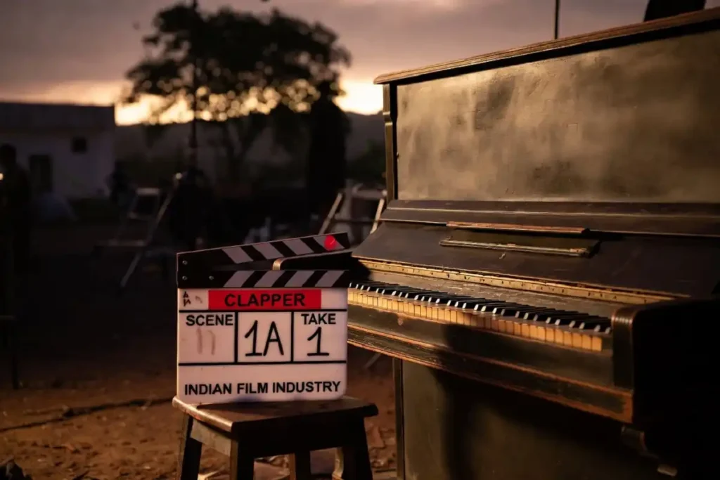 Set scene representing Bollywood and South Indian black comedy movies