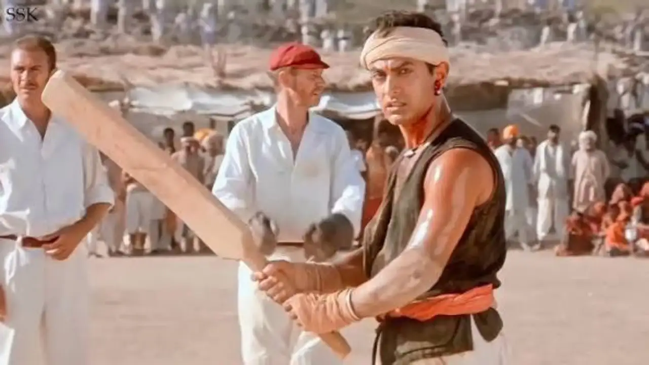 Lagaan cricket match scene