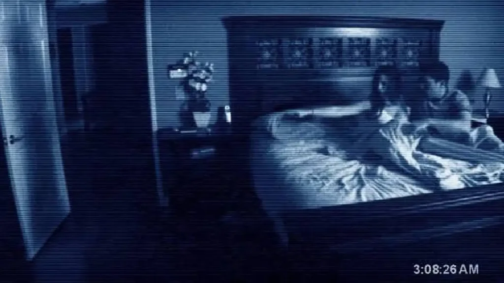 Paranormal Activity 2007 found footage haunted house movie