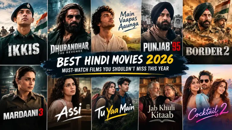 Best Hindi Movies 2026 movie poster collage