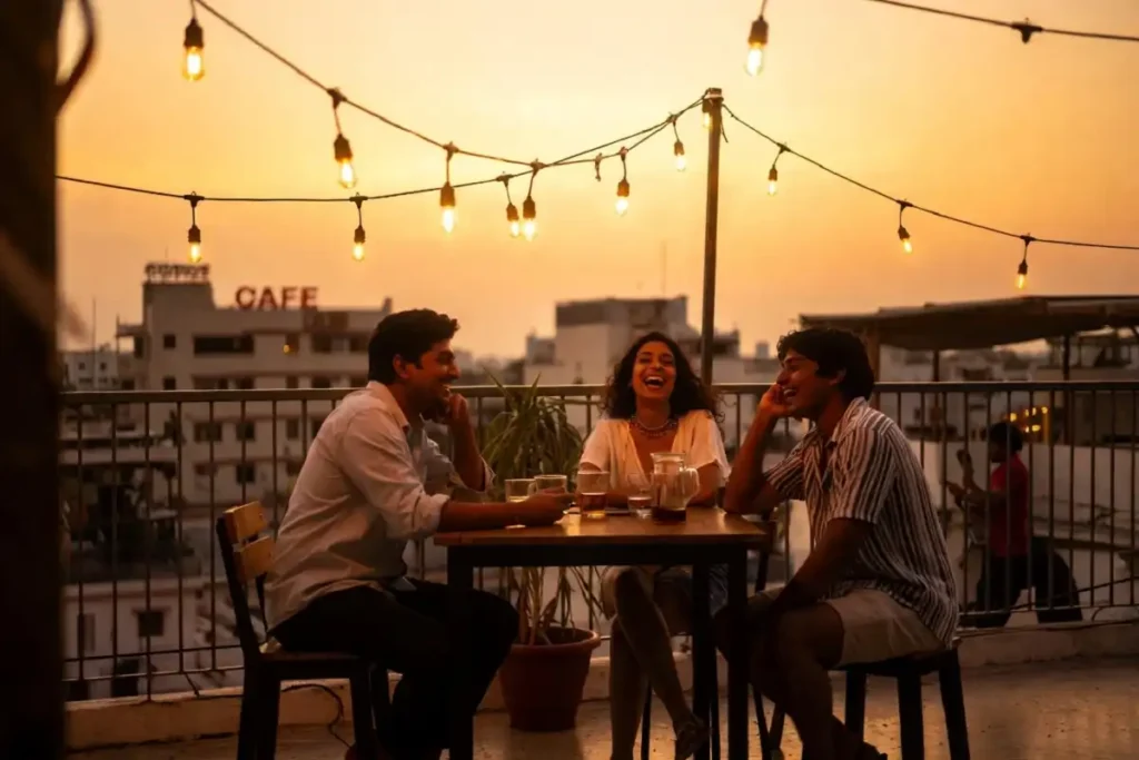 Romantic comedy scene reflecting the lighter side of the best Hindi films 2026